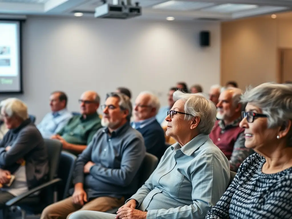 A photograph depicting participants in an ACCAQ educational workshop, learning about responsible hunting practices, wildlife identification, or conservation techniques. The image should convey a sense of learning and engagement.